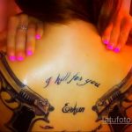 класная женская тату 21.01.2020 №303 -beautiful female tattoo- tatufoto.com