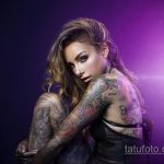 класная женская тату 21.01.2020 №314 -beautiful female tattoo- tatufoto.com