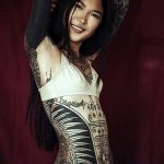 класная женская тату 21.01.2020 №350 -beautiful female tattoo- tatufoto.com