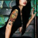 класная женская тату 21.01.2020 №361 -beautiful female tattoo- tatufoto.com