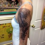 класная женская тату 21.01.2020 №427 -beautiful female tattoo- tatufoto.com