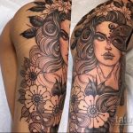 класная женская тату 21.01.2020 №436 -beautiful female tattoo- tatufoto.com