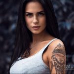 класная женская тату 21.01.2020 №442 -beautiful female tattoo- tatufoto.com