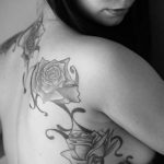 класная женская тату 21.01.2020 №445 -beautiful female tattoo- tatufoto.com