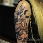 класная женская тату 21.01.2020 №458 -beautiful female tattoo- tatufoto.com
