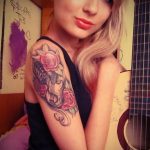 класная женская тату 21.01.2020 №471 -beautiful female tattoo- tatufoto.com