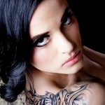класная женская тату 21.01.2020 №485 -beautiful female tattoo- tatufoto.com