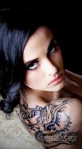 класная женская тату 21.01.2020 №485 -beautiful female tattoo- tatufoto.com