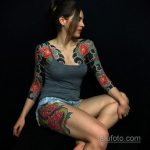 класная женская тату 21.01.2020 №522 -beautiful female tattoo- tatufoto.com