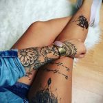крутая женская татуировки 21.01.2020 №153 -cool female tattoos- tatufoto.com