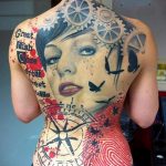 крутая женская татуировки 21.01.2020 №251 -cool female tattoos- tatufoto.com