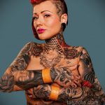 крутая женская татуировки 21.01.2020 №385 -cool female tattoos- tatufoto.com