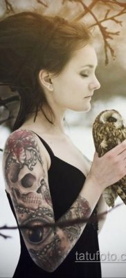 крутая женская татуировки 21.01.2020 №412 -cool female tattoos- tatufoto.com