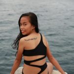 тату у девушки в купальнике 21.01.2020 №068 -tattoo in a girl in a swimsuit- tatufoto.com
