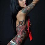 тату у сексуальной девушки 21.01.2020 №014 -tattoo of a sexy girl- tatufoto.com