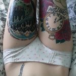 тату у сексуальной девушки 21.01.2020 №022 -tattoo of a sexy girl- tatufoto.com