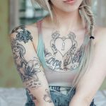 тату у сексуальной девушки 21.01.2020 №047 -tattoo of a sexy girl- tatufoto.com