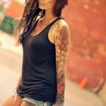 тату у сексуальной девушки 21.01.2020 №090 -tattoo of a sexy girl- tatufoto.com