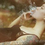 тату у сексуальной девушки 21.01.2020 №142 -tattoo of a sexy girl- tatufoto.com