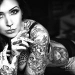 тату у сексуальной девушки 21.01.2020 №165 -tattoo of a sexy girl- tatufoto.com