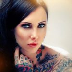 тату у сексуальной девушки 21.01.2020 №247 -tattoo of a sexy girl- tatufoto.com