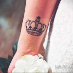 фото тату корона на запястье 02.01.2020 №001 -crown tattoo- tatufoto.com