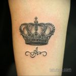 фото тату корона на запястье 02.01.2020 №002 -crown tattoo- tatufoto.com