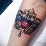 фото тату корона на запястье 02.01.2020 №017 -crown tattoo- tatufoto.com