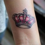фото тату корона на запястье 02.01.2020 №018 -crown tattoo- tatufoto.com