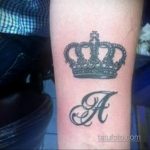 фото тату корона на запястье 02.01.2020 №024 -crown tattoo- tatufoto.com