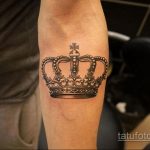 фото тату корона на запястье 02.01.2020 №034 -crown tattoo- tatufoto.com
