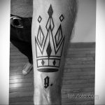 фото тату корона на запястье 02.01.2020 №035 -crown tattoo- tatufoto.com