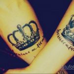 фото тату корона на запястье 02.01.2020 №039 -crown tattoo- tatufoto.com