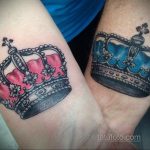 фото тату корона на запястье 02.01.2020 №050 -crown tattoo- tatufoto.com
