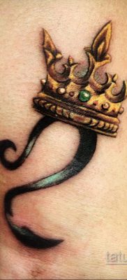 фото тату корона на запястье для девушек 02.01.2020 №1025 -crown tattoo- tatufoto.com