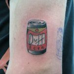 Тату банка пива 17.02.2020 №006 -beer tattoo- tatufoto.com
