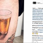 Тату на тему пива 17.02.2020 №016 -beer tattoo- tatufoto.com