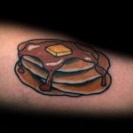 Фото татуировки с блинами к масленнице 24.02.2020 №116 -pancake tattoo- tatufoto.com