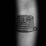 Фото татуировки с блинами к масленнице 24.02.2020 №149 -pancake tattoo- tatufoto.com