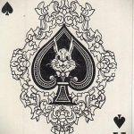 Эскиз тату пиковый туз 16.02.2020 №2077 -ace of spades tattoo sketch- tatufoto.com