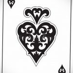 Эскиз тату пиковый туз 16.02.2020 №2109 -ace of spades tattoo sketch- tatufoto.com