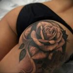 пример тату роза для девушки 04.02.2020 №006 -rose tattoo for girl- tatufoto.com