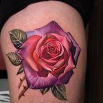 пример тату роза для девушки 04.02.2020 №007 -rose tattoo for girl- tatufoto.com