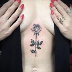 пример тату роза для девушки 04.02.2020 №008 -rose tattoo for girl- tatufoto.com