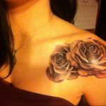 пример тату роза для девушки 04.02.2020 №033 -rose tattoo for girl- tatufoto.com