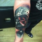 фото вариант тату Дарт Вейдер 04.02.2020 №1005 -darth vader tattoo- tatufoto.com