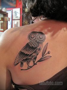 фото мехенди на лопатке 02.02.2020 №010 -mehendi on the shoulder blade- tatufoto.com