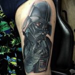 фото пример тату Дарт Вейдер 04.02.2020 №1039 -darth vader tattoo- tatufoto.com