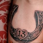 фото пример тату подкова 02.02.2020 №137 -horseshoe tattoo- tatufoto.com