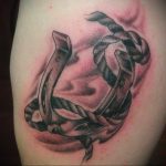 фото пример тату подкова 02.02.2020 №146 -horseshoe tattoo- tatufoto.com